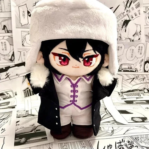 Anime Fyodor Dostoyevsky Plush Doll Stuffed Toy Changeable Clothes