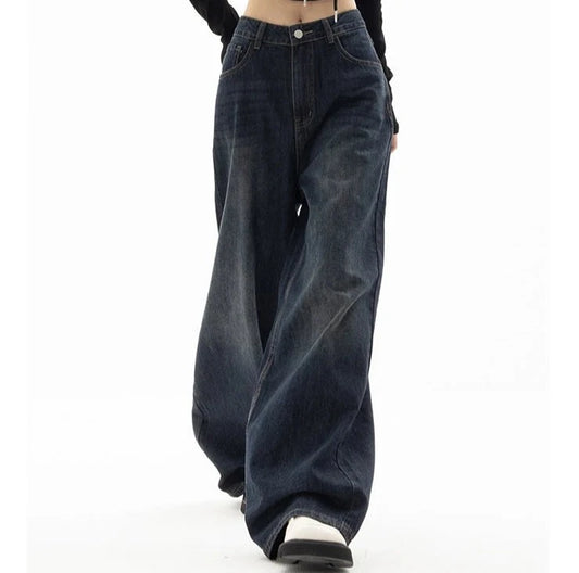 Y2K Vintage High Waist Harajuku Loose Jeans