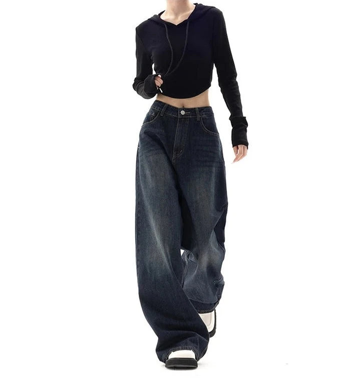 Y2K Vintage High Waist Harajuku Loose Jeans