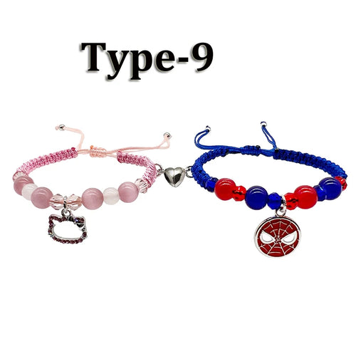 Spider Friendship Bracelets Matching Bracelets for Couple Best Friends